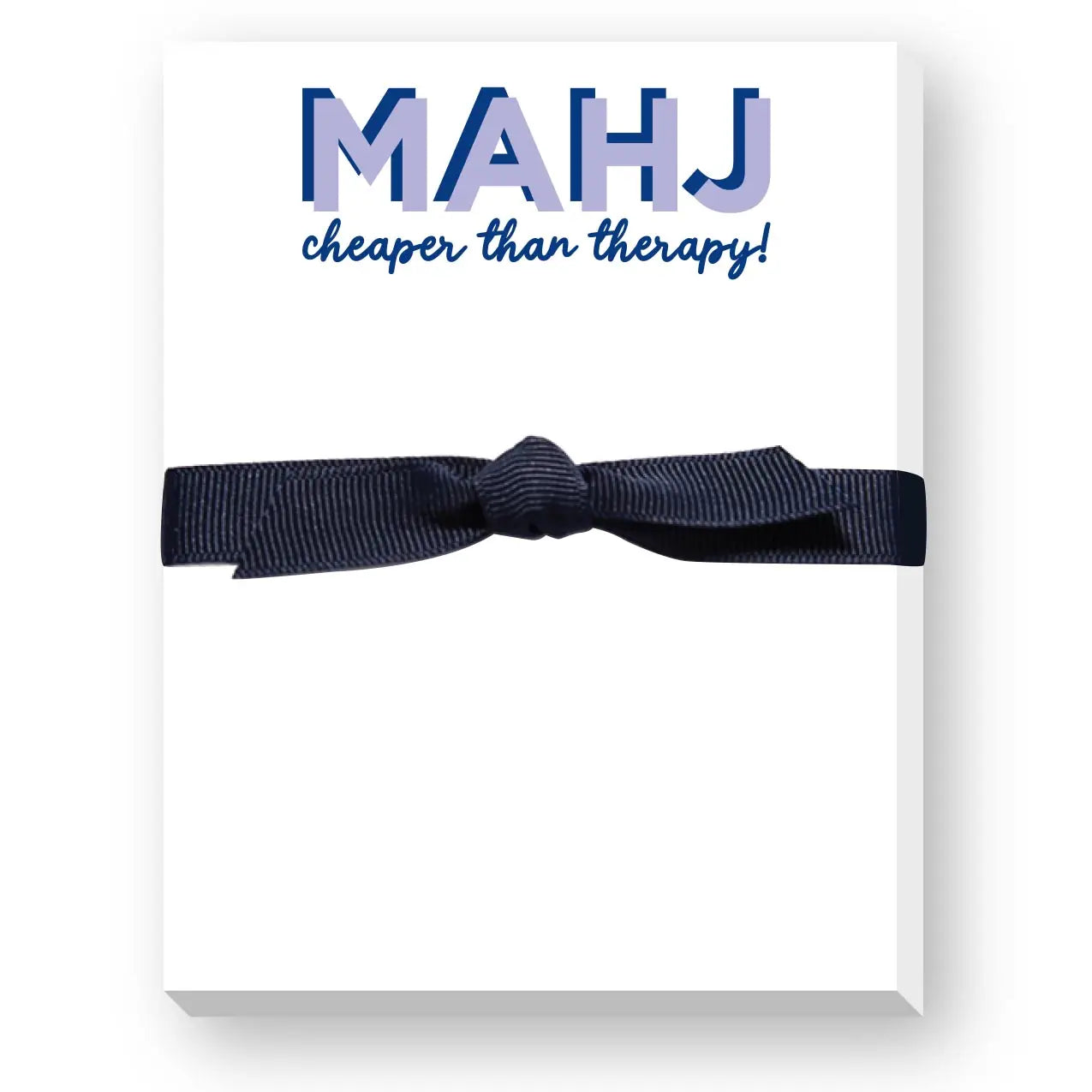 Mahj Cheaper Than Therapy Notepad