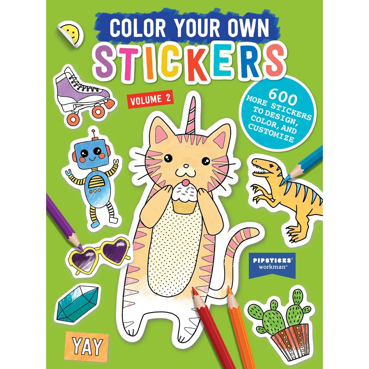 Color Your Own Stickers- Volume 2