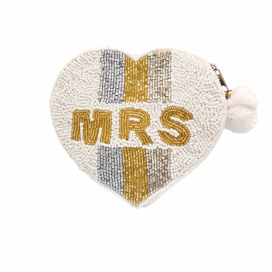 Mrs. Beaded Pouch