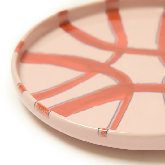 Amalfi Appetizer Plate-Pink