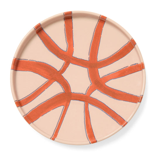Amalfi Appetizer Plate-Pink