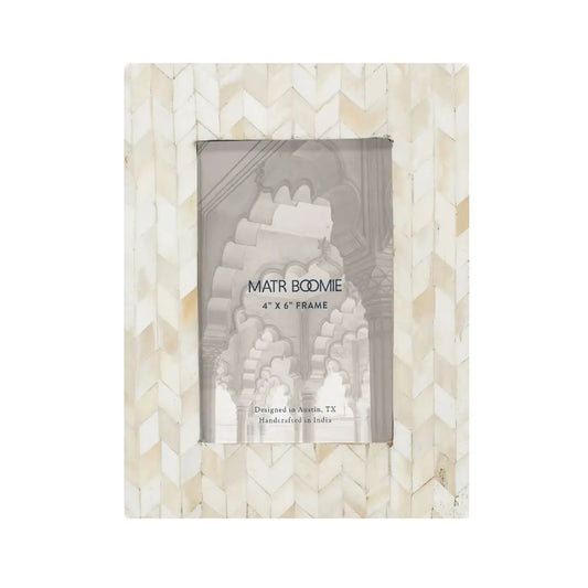 Artemis Bone Picture Frame- 4x6