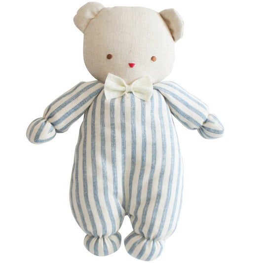 Baby Teddy Chambray Stripe