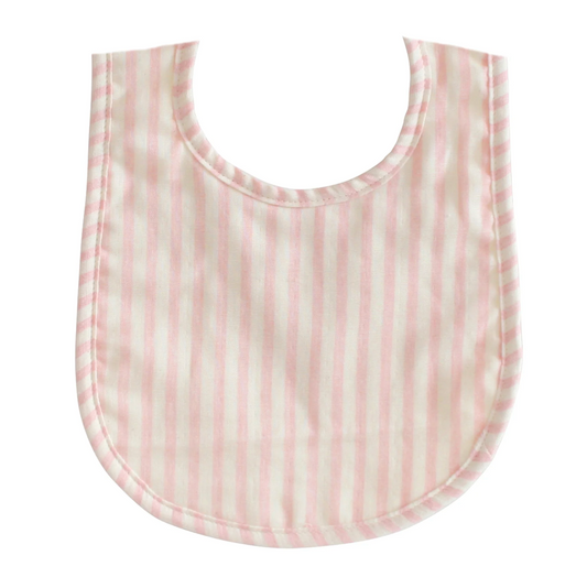 Baby Bib – Pink Stripe
