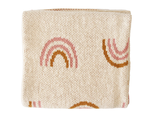 Baby Blanket – Rainbow Pink