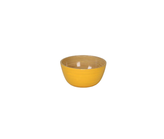 Mini Bamboo Bowl- Yellow