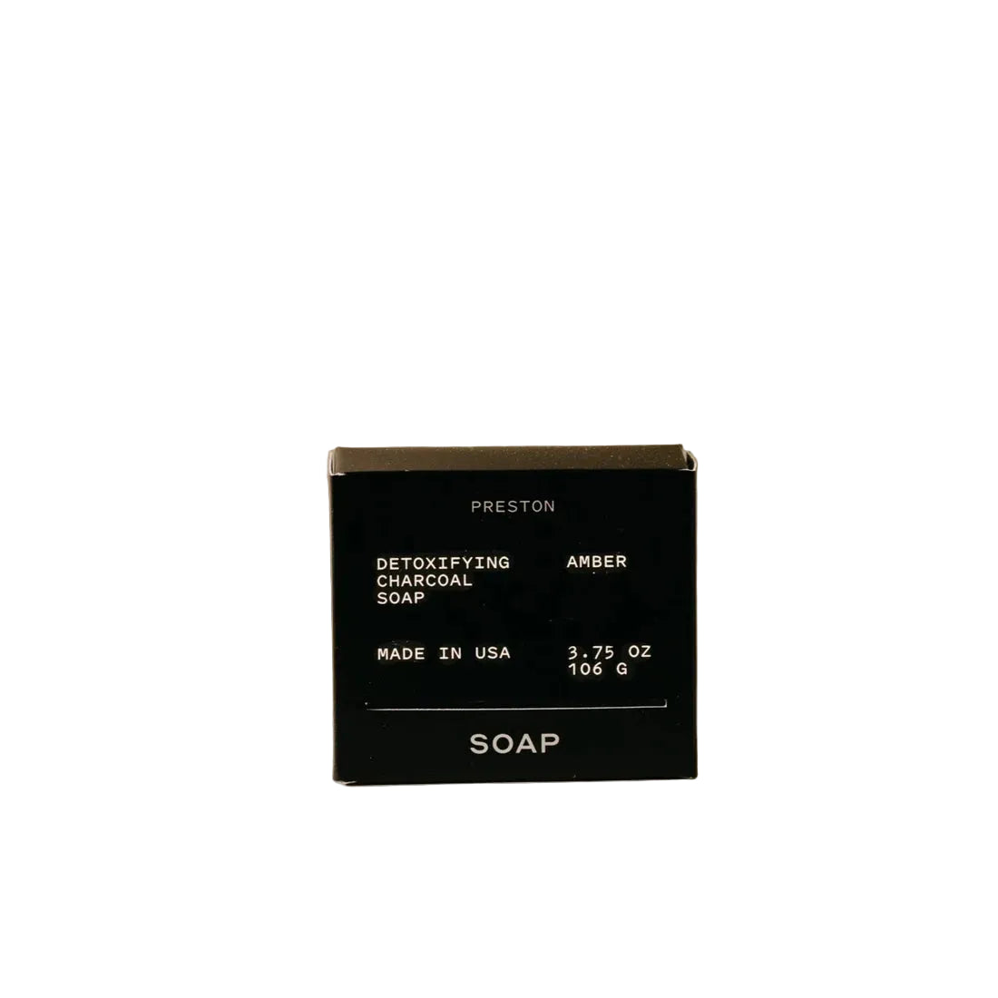 Detoxifying Charcoal Bar Soap- Amber