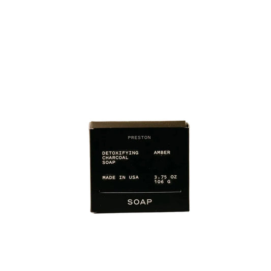 Detoxifying Charcoal Bar Soap- Amber