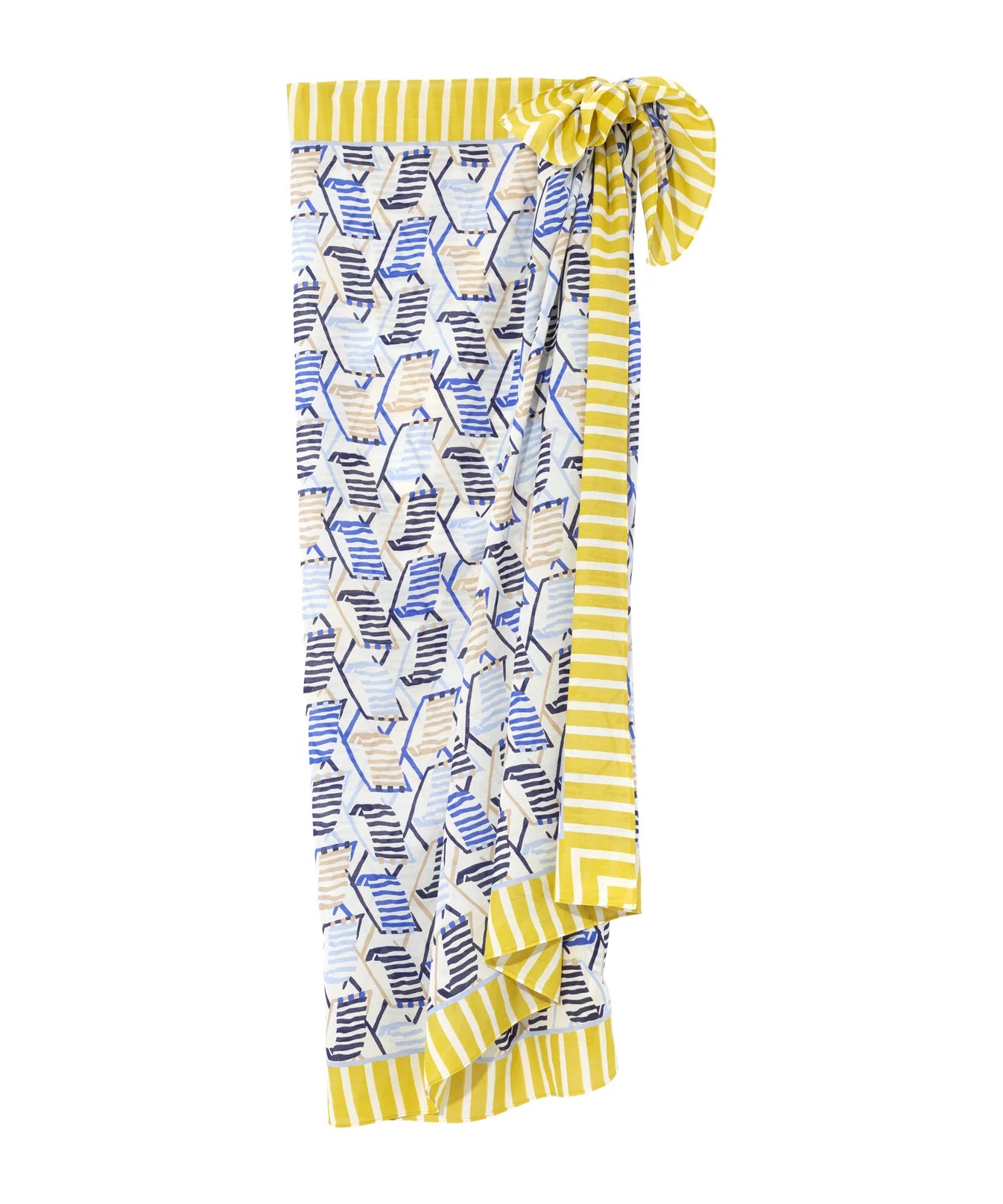 Beach Lounge Sarong - Ultramarine