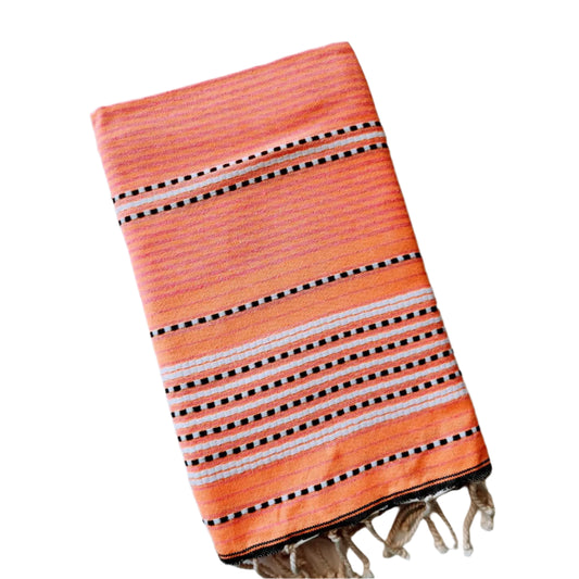 Beach Towel – Neon Pink & Orange