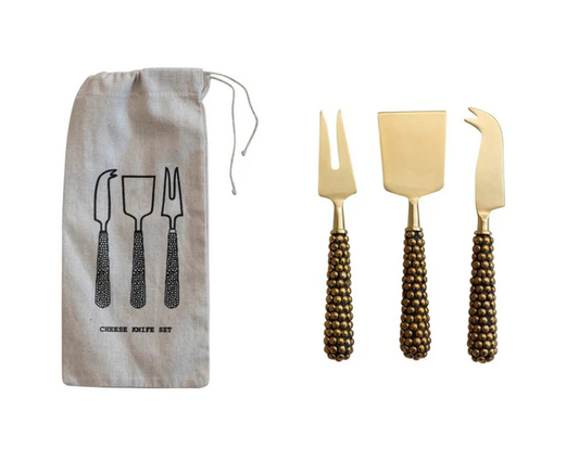 Gold Cheese Set