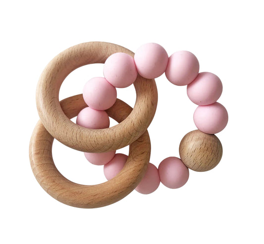 Beechwood Teether-Rosewater