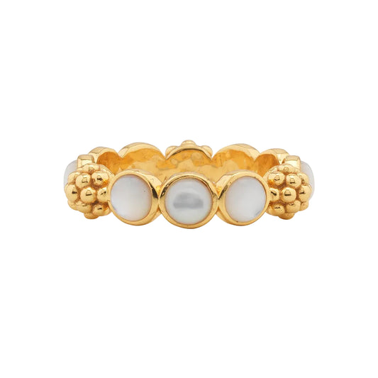 Berry Gem Ring - Mother of Pearl