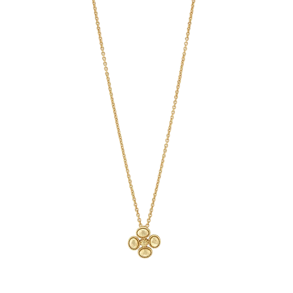 Berry Clover Necklace - Gold