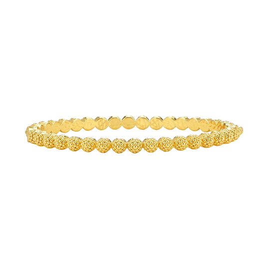 Berry Petite Hinged Bangle - Gold