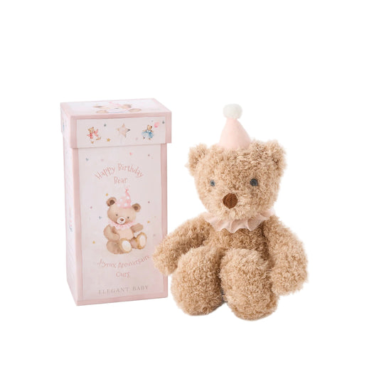 Birthday Bear-Pink