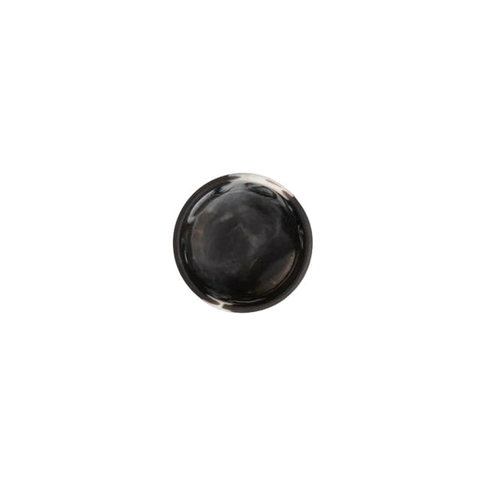 Black Swirl Resin Pinch Bowl