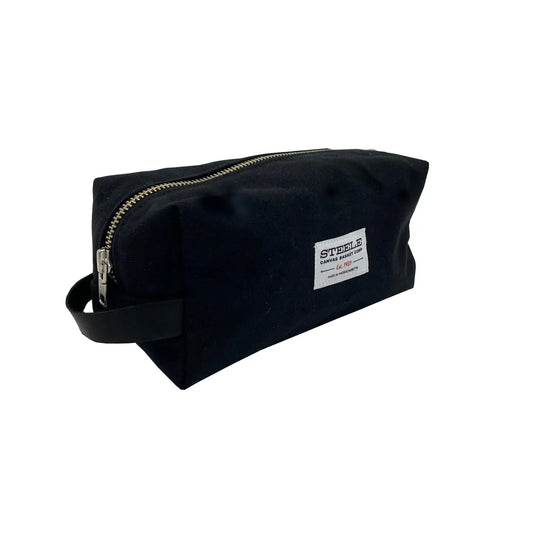 Black Canvas Dopp Kit