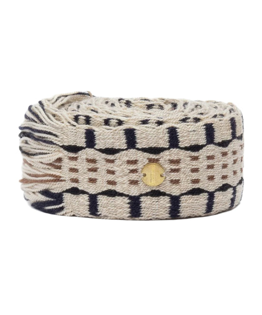 Black and Brown Belt with Fringe