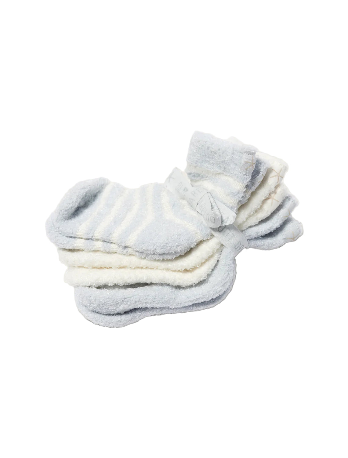 Infant Sock Set-Blue/Pearl