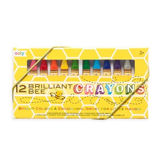 Brilliant Bee Crayons (12 Pieces)