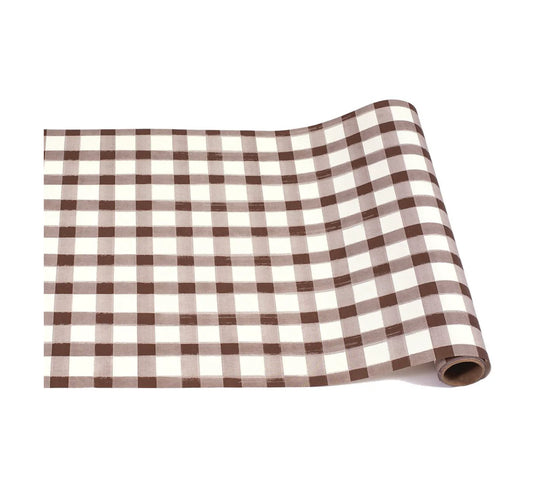 Brown Check Runner
