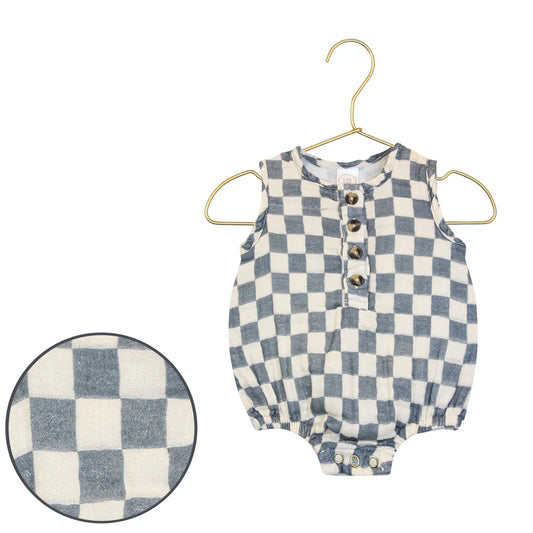 Bubble Romper – Blue