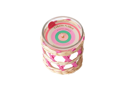 Cabana Flower Seagrass Candle