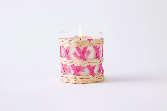 Cabana Flower Seagrass Candle