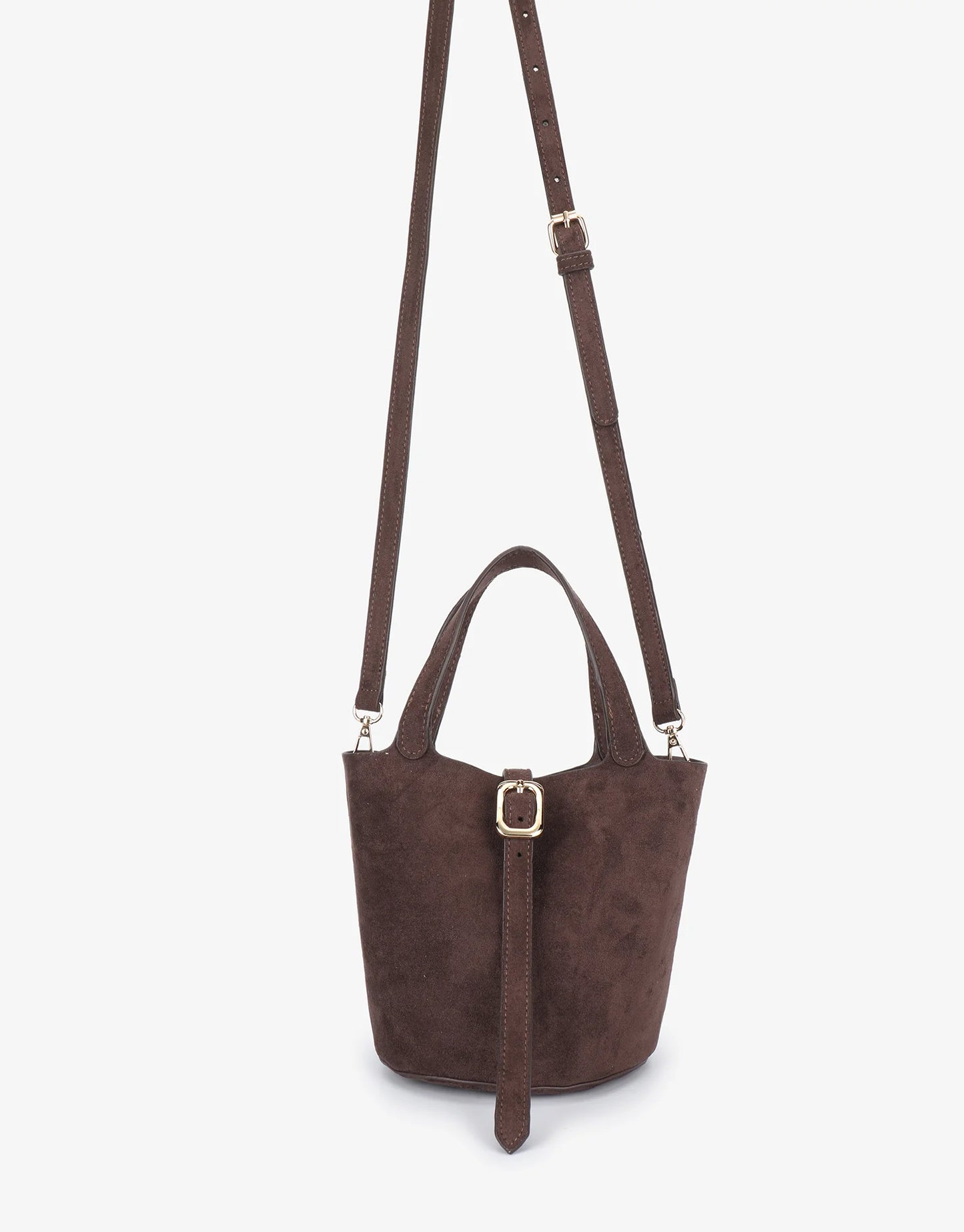 Mini Bucket Bag- Chocolate