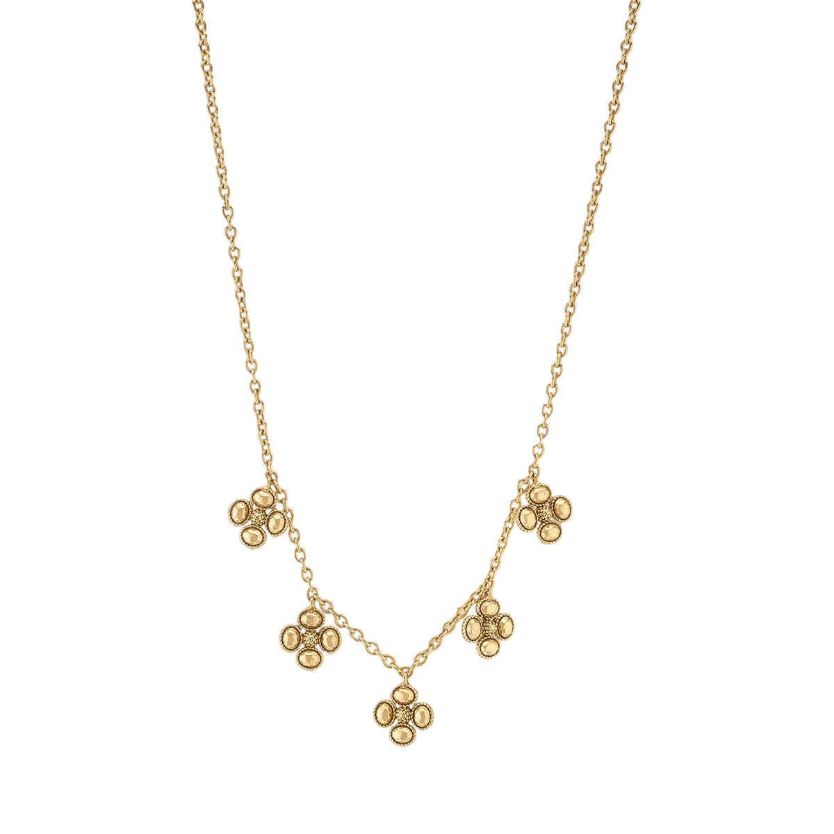 Multi Clover Necklace - Gold
