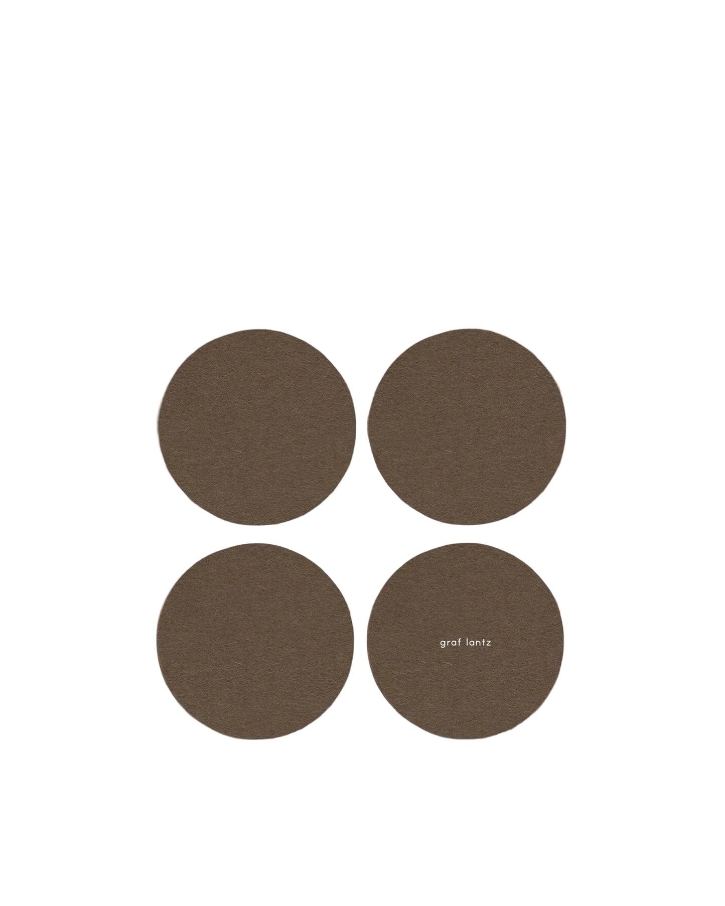 Round Felt Coasters – Cumin