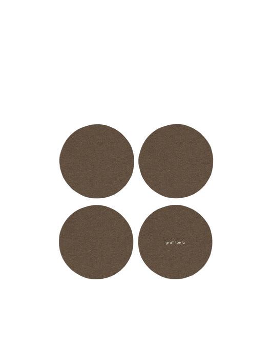 Round Felt Coasters – Cumin