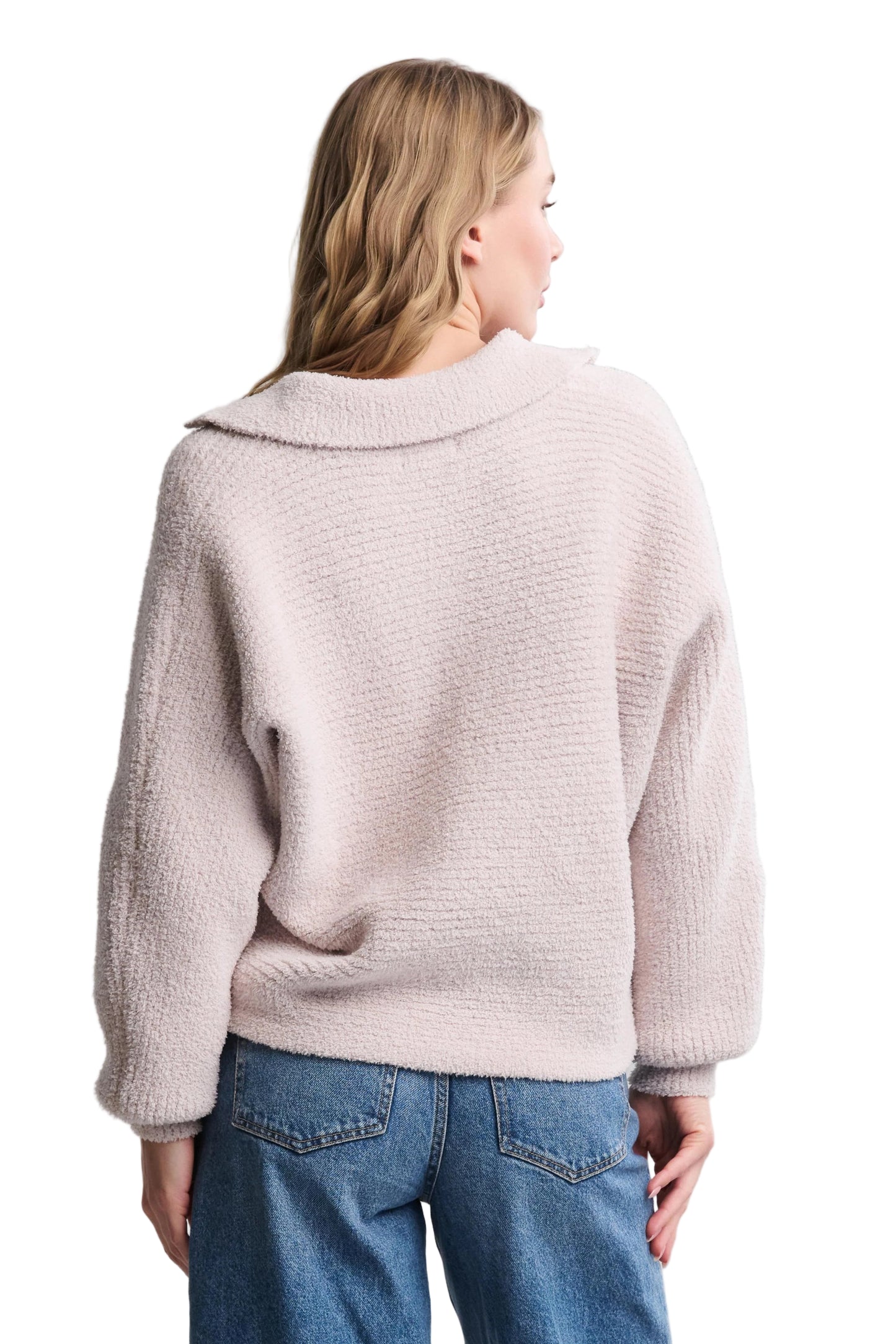 Collared Pullover- Stone