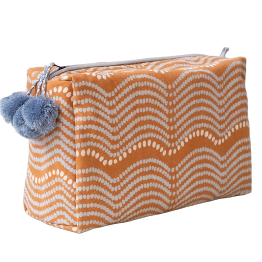 Toiletry Bag – Pumpkin Waves