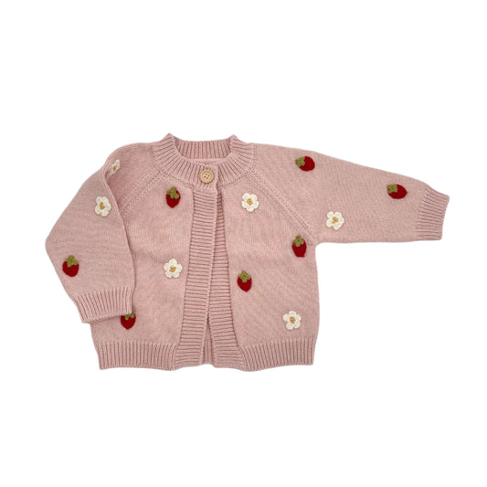 Crochet Strawberry Sweater
