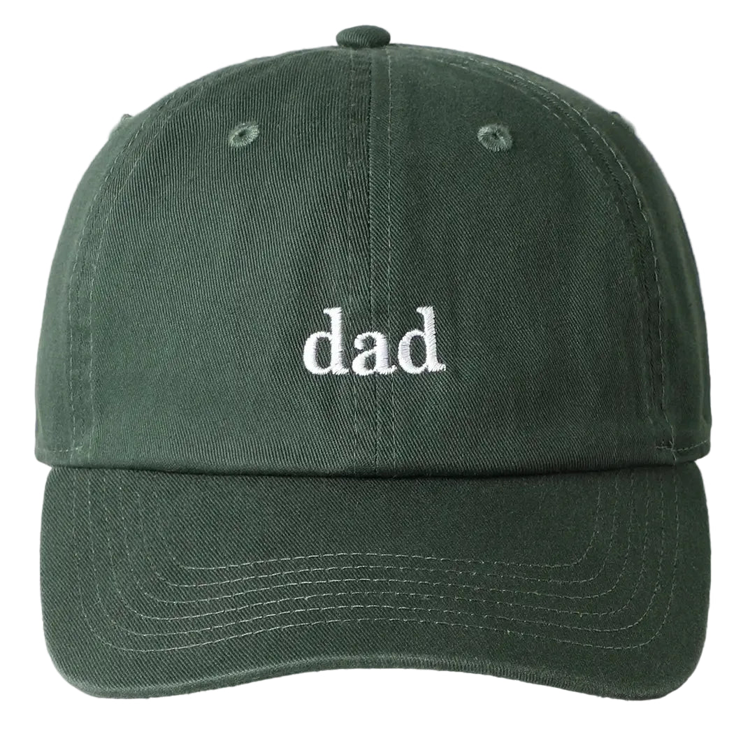 Dad Baseball Hat – Dark Green