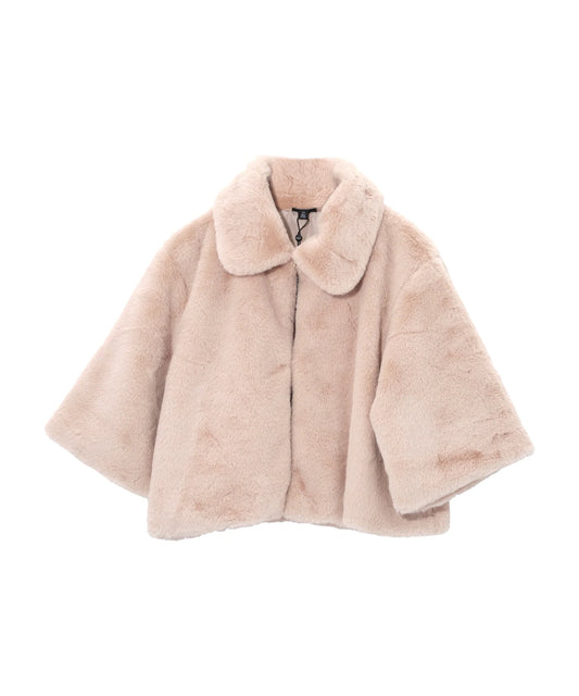 Faux Fur Jacket - Taupe