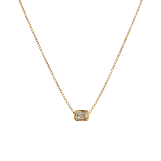 Emerald Cut Necklace