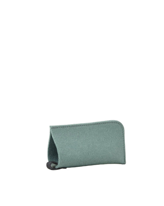 Merino Wool Eye Glass Case- Spruce