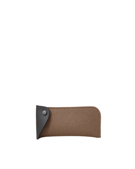 Merino Eye Glass Case- Cumin