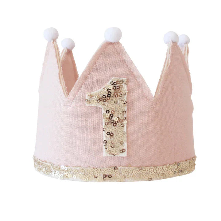 1st Birthday Crown - Pink