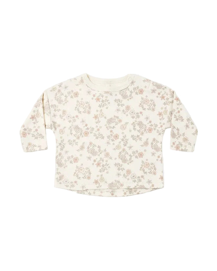 Long Sleeve Tee- Floral Vine