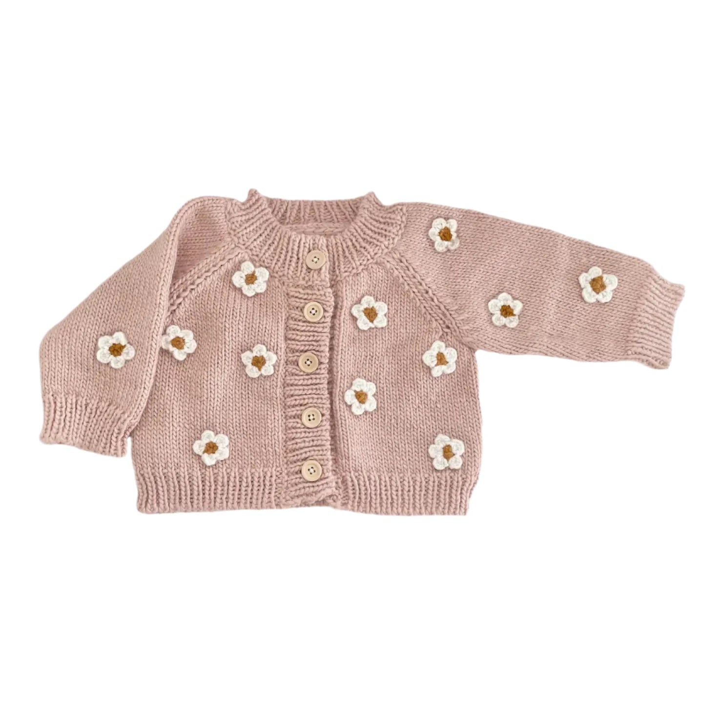 Flower Cardigan – Blush