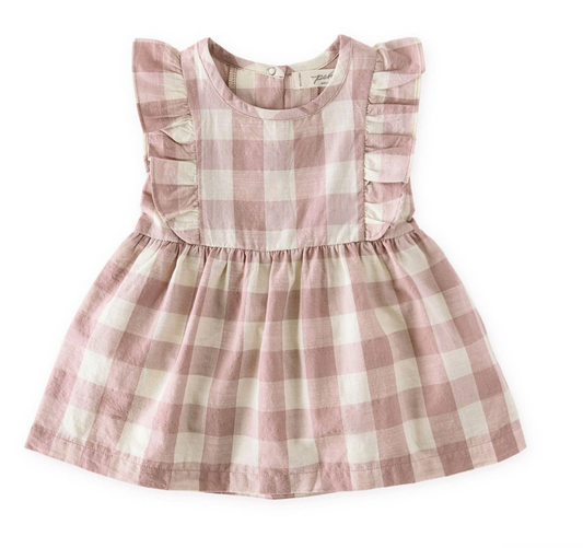 Checkmate Flutter Dress – Iris