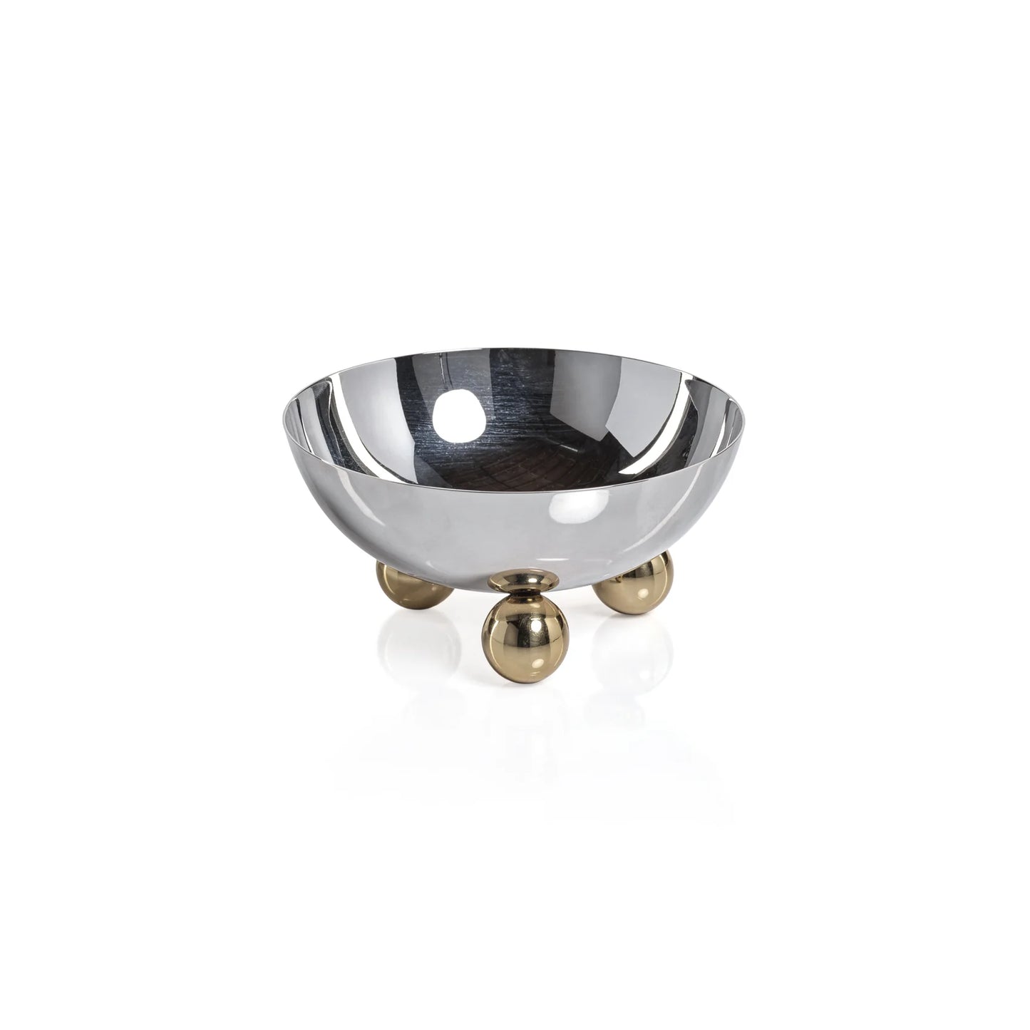 Condiment Bowl Footed- Silver