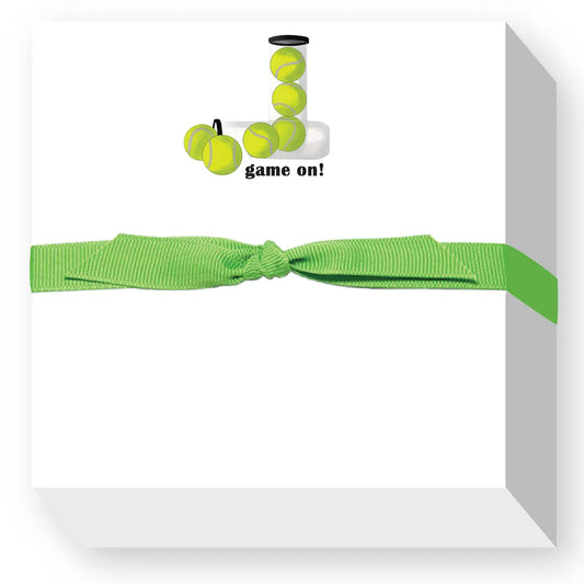 Game on Tennis Notepad