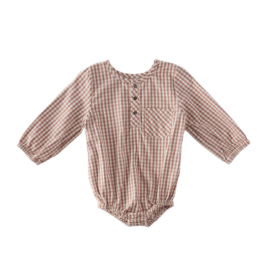 Gingham One Piece- Thistle