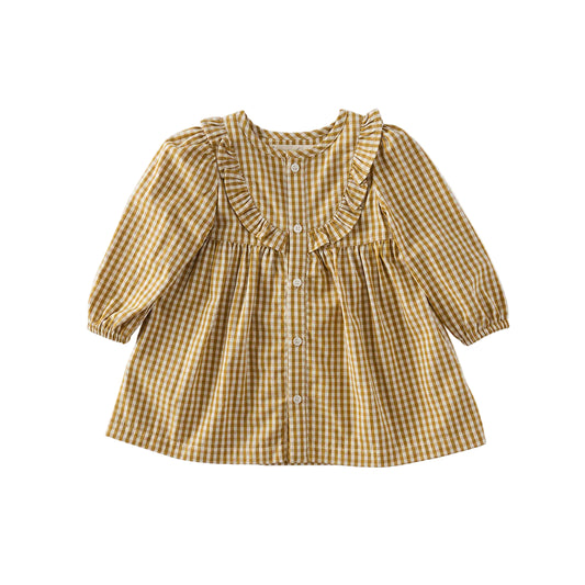 Gingham Dress- Dijon