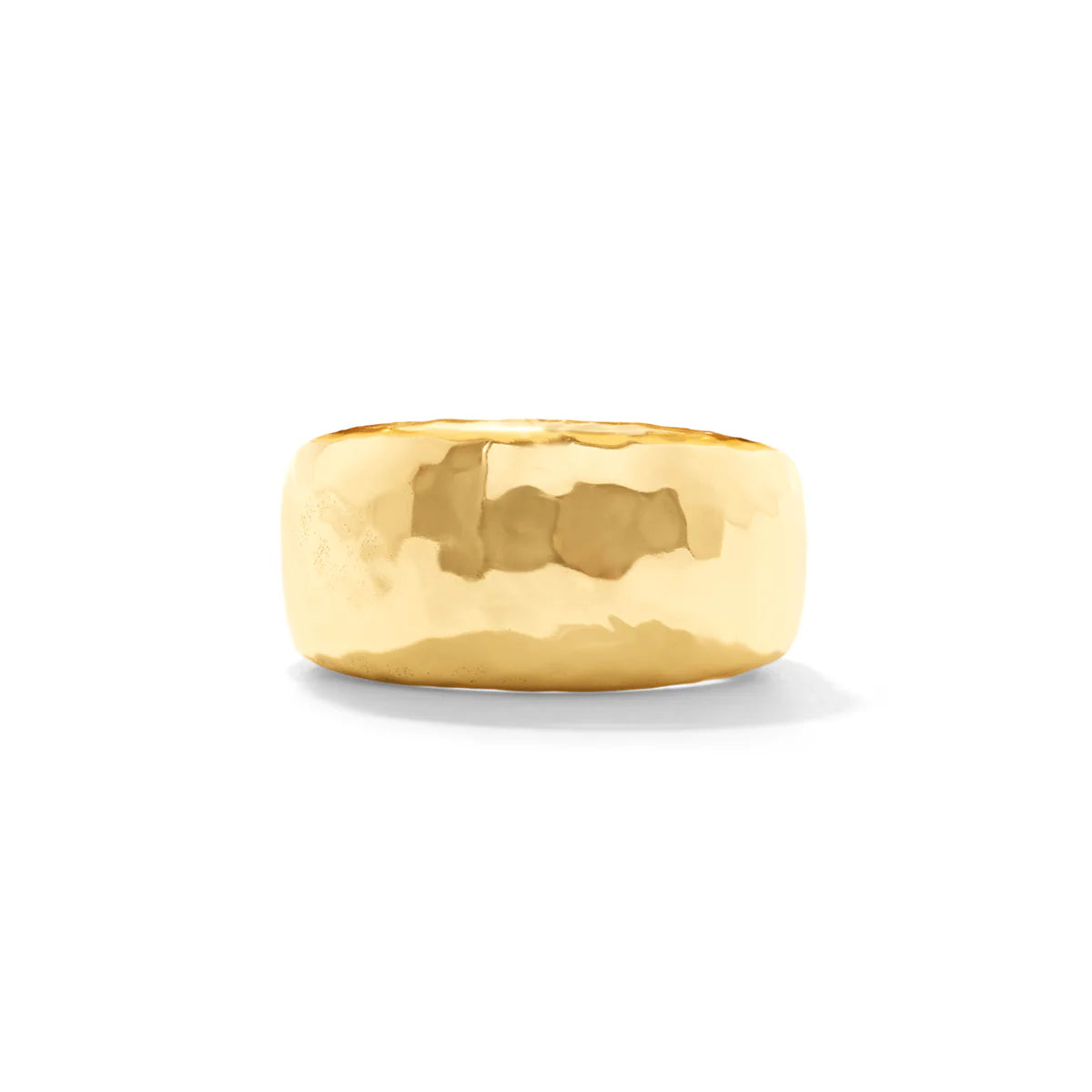 Hammered Gold Ring Band